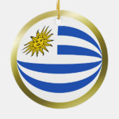 Uruguay-vlag Keramisch Ornament (Achterkant)