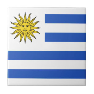 Uruguay Vlag Keramische Tegels Tegeltje