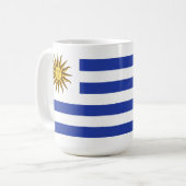 Uruguay-vlag Koffiemok (Voorkant links)