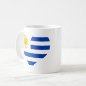 Uruguay-vlag kopen koffiemok (Voorkant links)