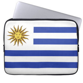 Uruguay-vlag Laptop Sleeve