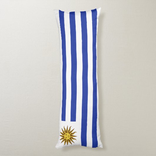 Uruguay-vlag Lichaamskussen (Achterkant (Verticaal))