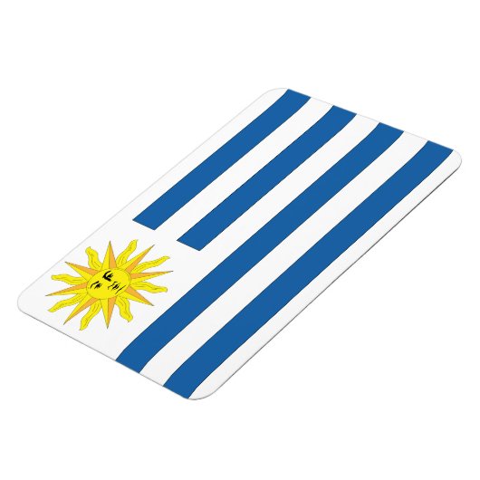 Uruguay-vlag Magneet (Linkerzijde)