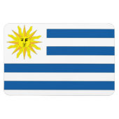 Uruguay-vlag Magneet (Horizontaal)