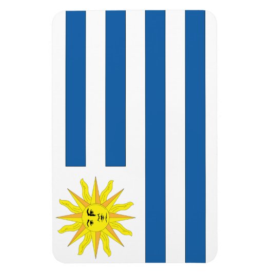 Uruguay-vlag Magneet (Verticaal)