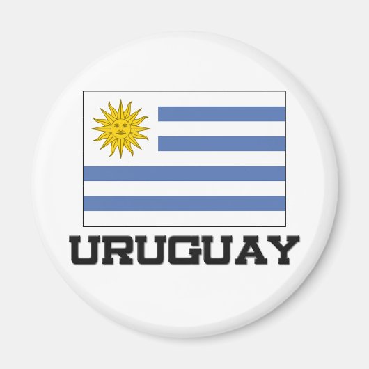 Uruguay-vlag Magneet (Voorkant)