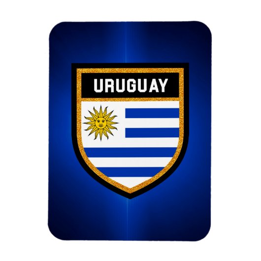 Uruguay-vlag Magneet (Verticaal)