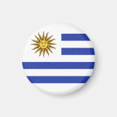 Uruguay-vlag Magneet (Voorkant)