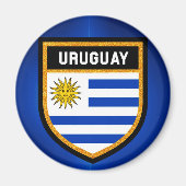 Uruguay-vlag Magneet (Voorkant)
