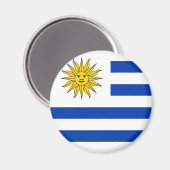 Uruguay-vlag Magnet (Voorkant / Achterkant)
