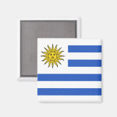 Uruguay-vlag Magnet (Voorkant / Achterkant)