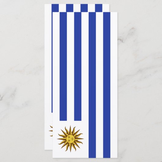 Uruguay-vlag Menu (Voorkant / Achterkant)