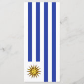 Uruguay-vlag Menu (Voorkant)