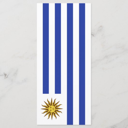 Uruguay-vlag Menu (Voorkant)