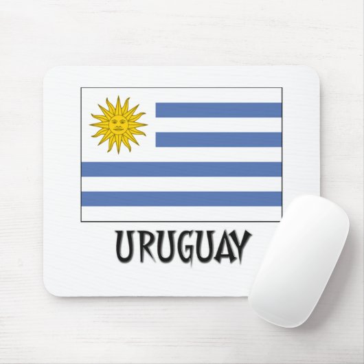 Uruguay-vlag Muismat (Met muis)
