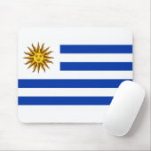 Uruguay-vlag Muismat (Met muis)