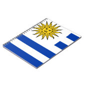 Uruguay-vlag Notitieboek (Linkerzijde)