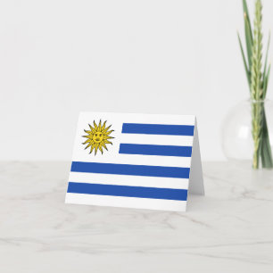 Uruguay Vlag Notitiekaart