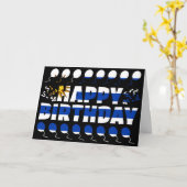 Uruguay-vlag Patriottic Birthday Kaart (Gele Bloem)