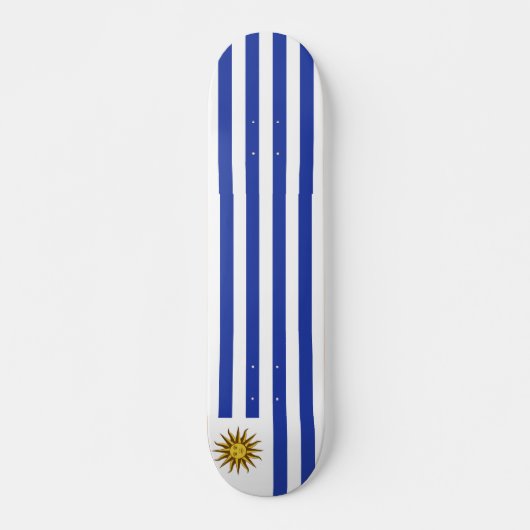 Uruguay-vlag Persoonlijk Skateboard (Voorkant)