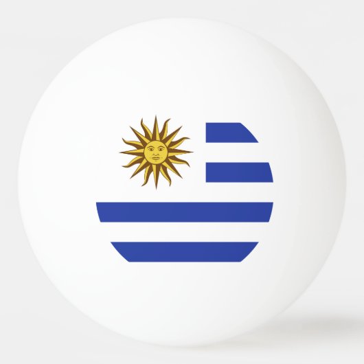 Uruguay-vlag Pingpongbal (Achterkant)