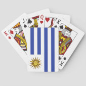 Uruguay-vlag Pokerkaarten (Achterkant)