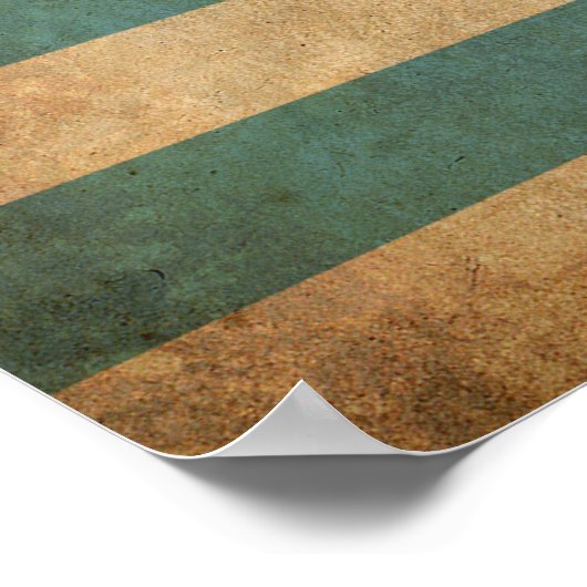  Uruguay-vlag Poster (Hoek)