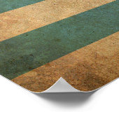  Uruguay-vlag Poster (Hoek)