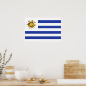 Uruguay-vlag Poster (Keuken)