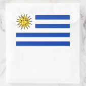 Uruguay-vlag Rechthoekige Sticker (Tas)