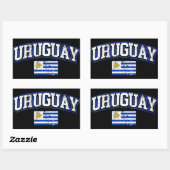 Uruguay-vlag Rechthoekige Sticker (Vel)
