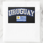 Uruguay-vlag Rechthoekige Sticker (Tas)