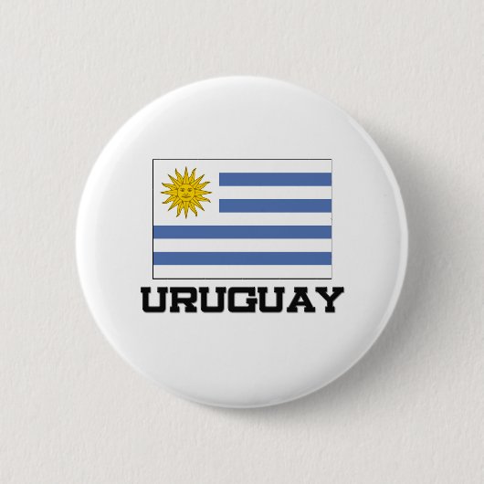 Uruguay-vlag Ronde Button 5,7 Cm (Voorkant)