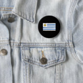 Uruguay Vlag Ronde Button 5,7 Cm (In situ)