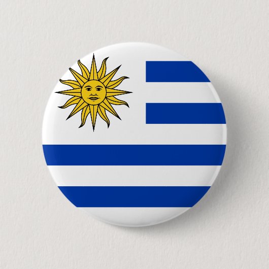 Uruguay-vlag Ronde Button 5,7 Cm (Voorkant)