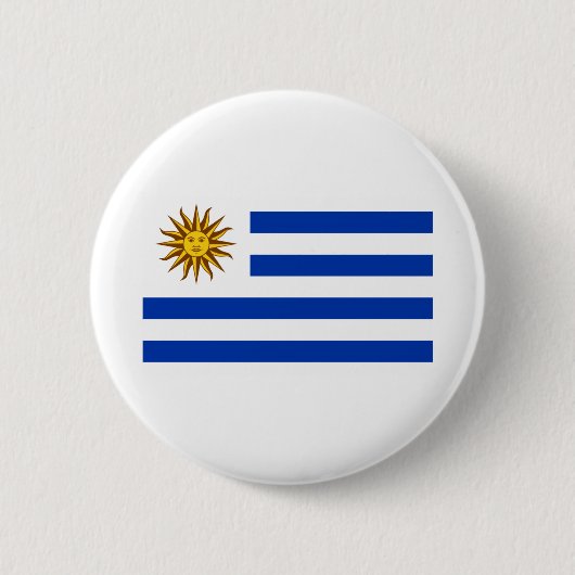 Uruguay-vlag Ronde Button 5,7 Cm (Voorkant)