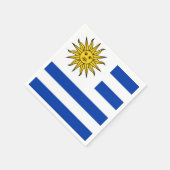 Uruguay-vlag Servet (Hoek)