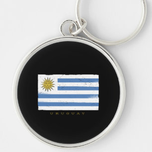Uruguay Vlag Sleutelhanger