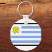 Uruguay-vlag Sleutelhanger (Voorkant)
