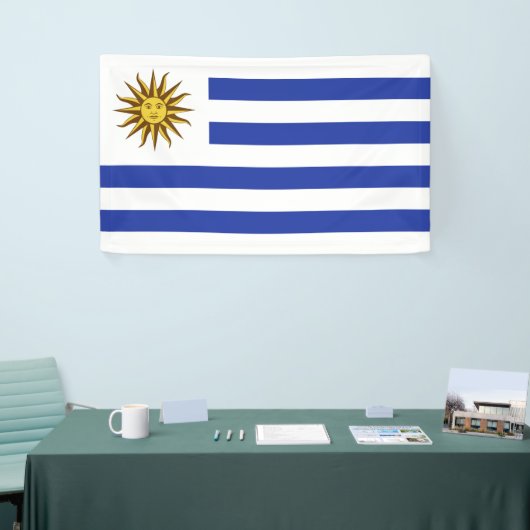 Uruguay-vlag Spandoek (Beurs)