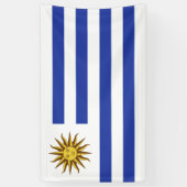 Uruguay-vlag Spandoek (Verticaal)
