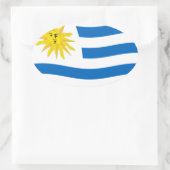 Uruguay Vlag Sticker (Tas)