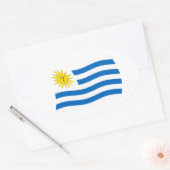 Uruguay Vlag Sticker (Envelop)