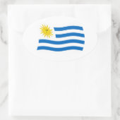 Uruguay Vlag Sticker (Tas)