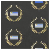 Uruguay-vlag Stof (Close Up)