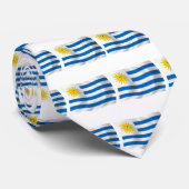 Uruguay Vlag Stropdas (Opgerold)