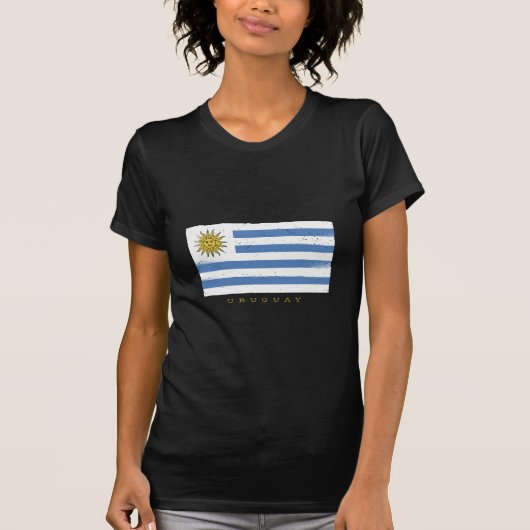 Uruguay-vlag T-shirt (Voorkant)