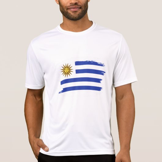 Uruguay-vlag T-shirt (Voorkant)