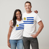 Uruguay-vlag T-shirt (Unisex)