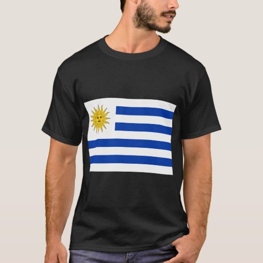 Uruguay-vlag T-shirt (Voorkant)